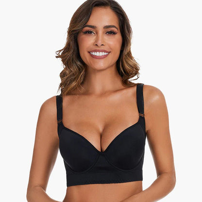 Push Up Smoothing Back Support Bra